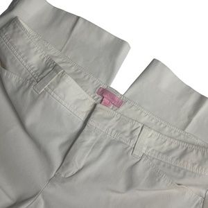 Lilly Pulitzer 10 Ladies Jeans‎ Snow Cotton Spandex blend Pockets